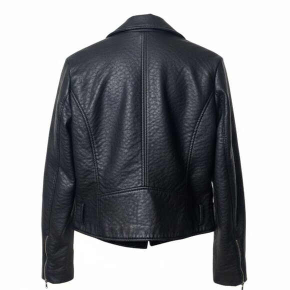 Victoria Secret Faux Leather Pebbled Jacket - Picture 2 of 2